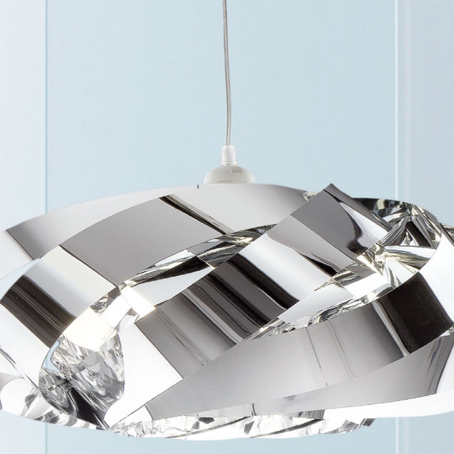 Bordo cromato per lampade