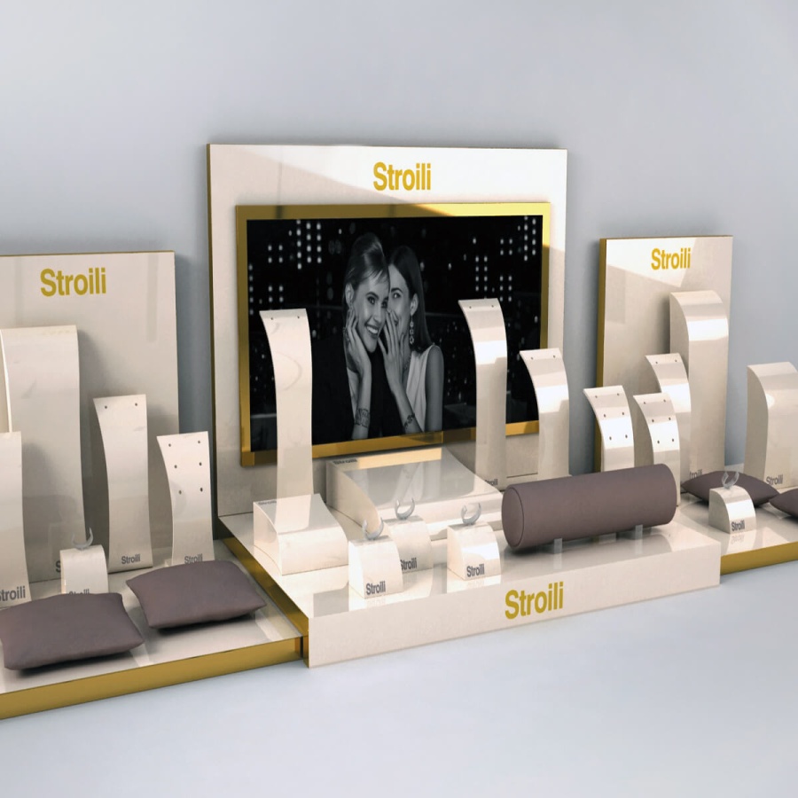 Profili in Decorkrome per espositori